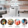 26Lbs/24H Portable Ice Maker Machine with Scoop and Basket